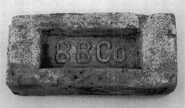 A typical product of the Balmoral Brick Company
