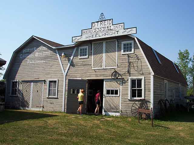 Reid blacksmith shop at the Cooks Creek Heritage Museum