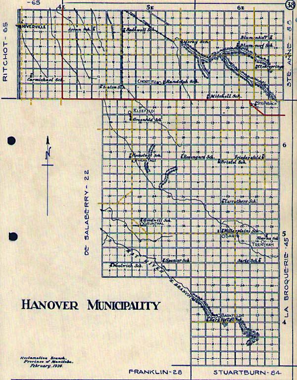 TimeLinks Map Hanover Municipality