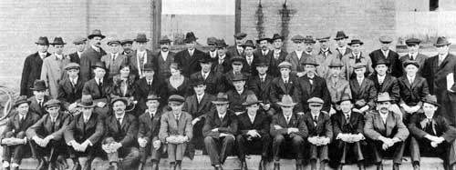 Winnipeg Strike Committee, 1919.&nbsp;The two women have never been identified, but one is thought to be Helen&nbsp;Armstrong.