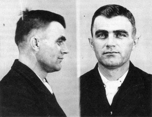 Police photo of John &ldquo;Bloody Jack&rdquo; Krafchenko, 1914.