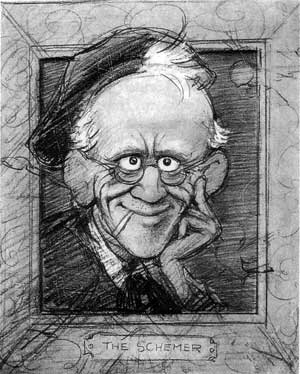 Charles Thorson, self-portrait.