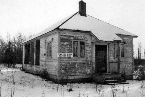 Cork Cliff School House, Cork Cliff School Division #1509, built 1926.