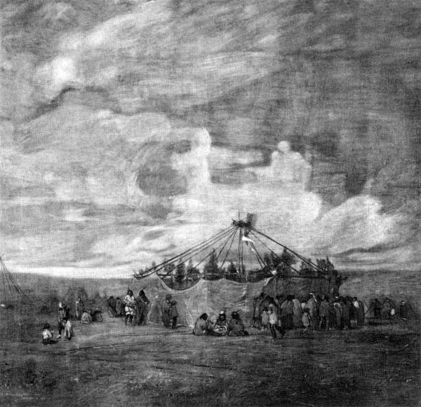 Frederick Challener, (Canadian, 1869-1959): Government of the Indian Tribes, c. 1906-1912