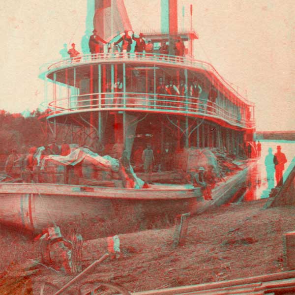 Steamer Northwest docked at Brandon