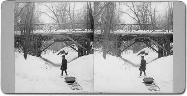 A winter outing in the park