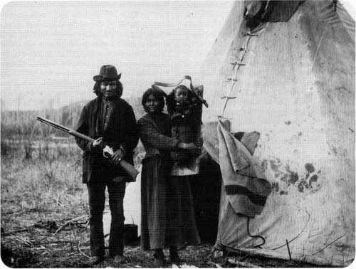 Ojibwa from the Upper Assiniboine River, 1887