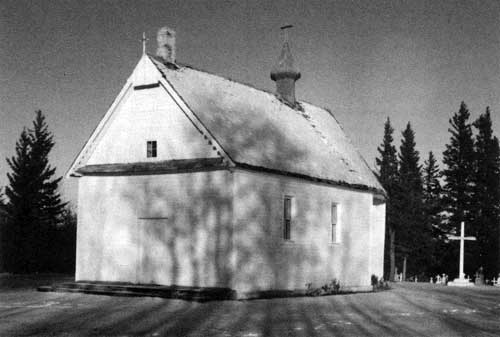 The Church of the Nativity of the Blessed Virgin Mary, or “the Little Farm Church” and cemetery.