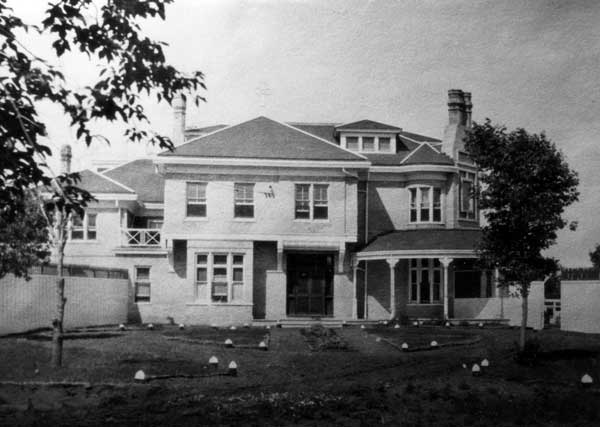 The Leacock Estate. Marymound facilities at 442 Scotia Street, Winnipeg, circa 1911 to 1916. Moving from inadequate space on William Avenue, the Sisters purchased the 23-room former residence of E. P. Leacock MLA, uncle to author Stephen Leacock