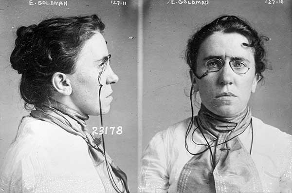Emma Goldman mug shot