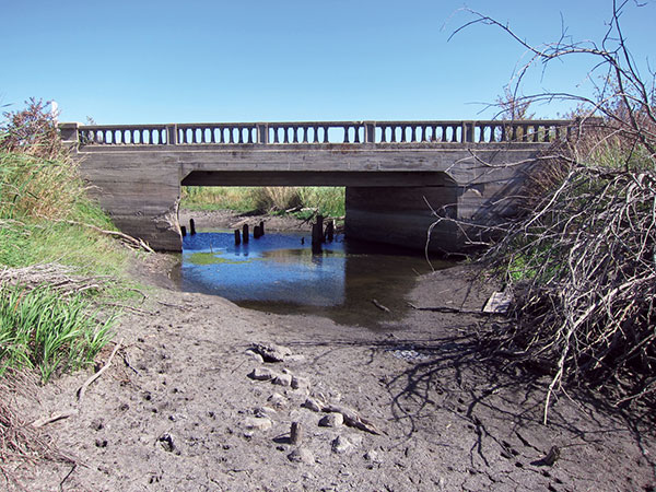 A box culvert bridge was built in 1920 over the Jordan River in the RM of Franklin, replacing a bridge erected three years earlier.