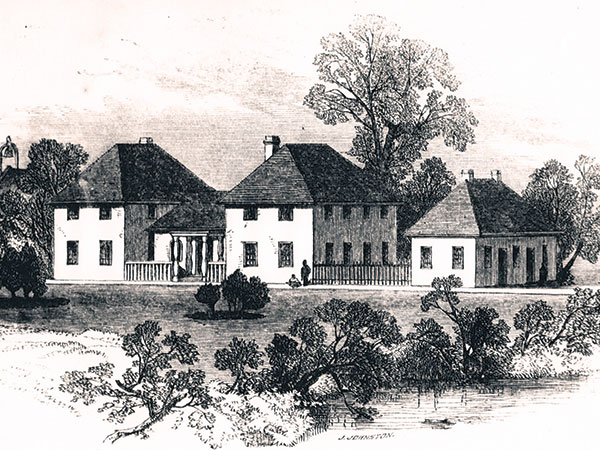 Reading, writing, Red River, 1852. Ranald MacDonald was among the first pupils of the Red River Academy. Founded in 1832, the Academy provided education for the children of Hudson’s Bay Company employees and assisted in the training of a native Anglican ministry. The building was located on the church mission grounds near the present-day St. John’s Park in Winnipeg’s north end.