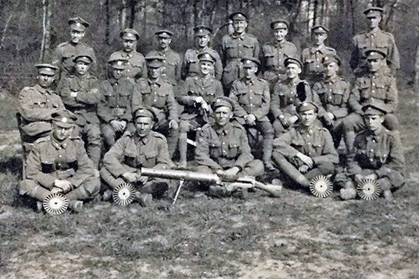 44th Lewis Gun Section, Bramshott Camp