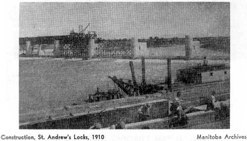 Construction, St. Andrew’s Locks, 1910