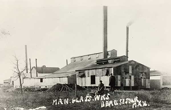 Manitoba Glass Factory at Beausejour