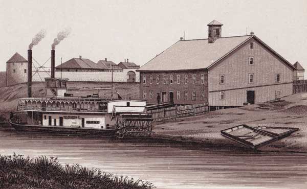 Red River Landing at Fort Garry