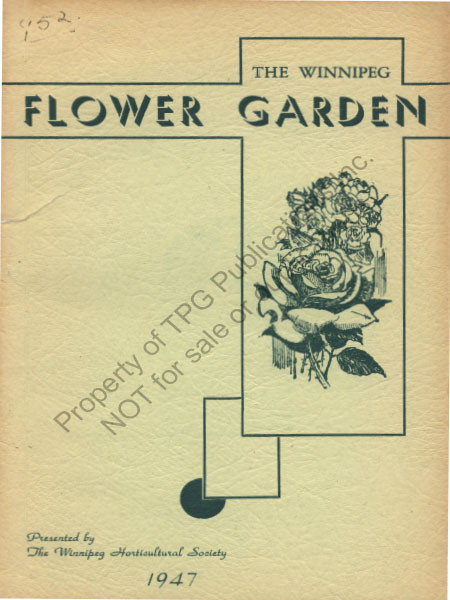 Winnipeg Flower Garden 1947