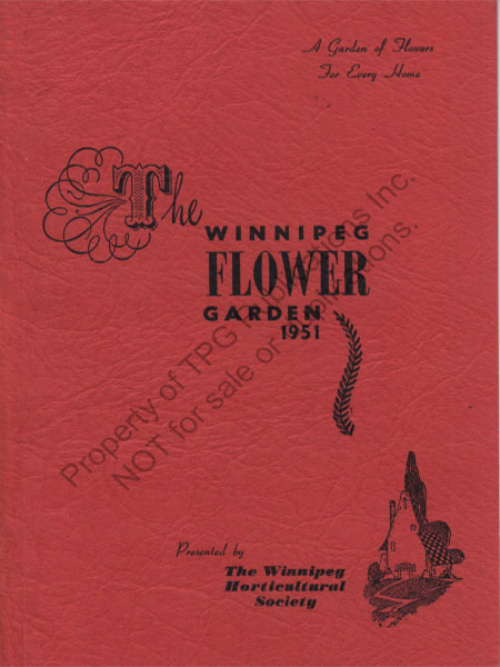 Winnipeg Flower Garden 1951