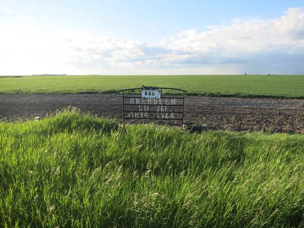 Aberdeen School commemorative sign