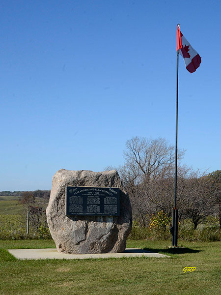 Alexandria and Elam Districts commemorative monument