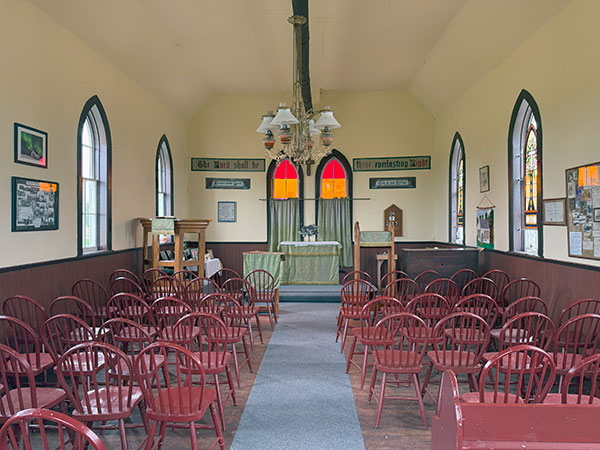 Interior of All Saints Anglican Church at Erinview