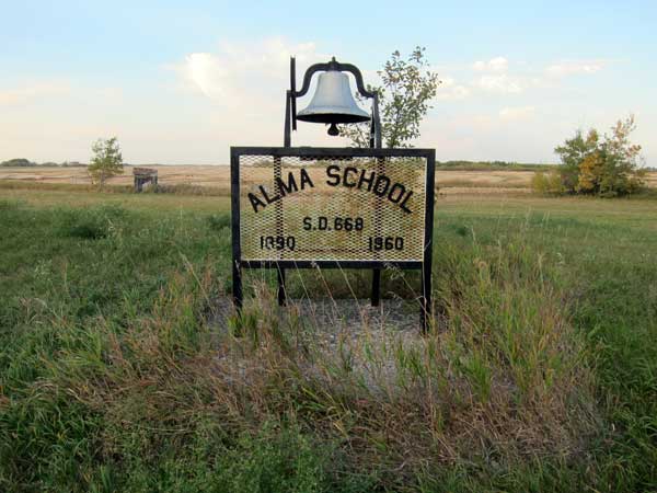 Alma School commemorative sign