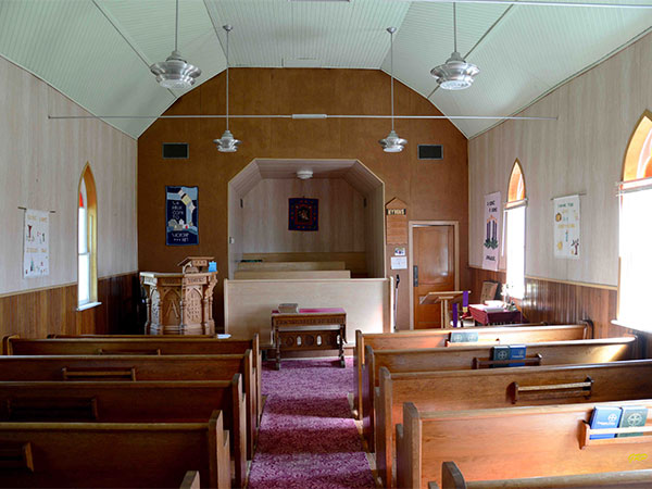 Interior of Altamont United Church