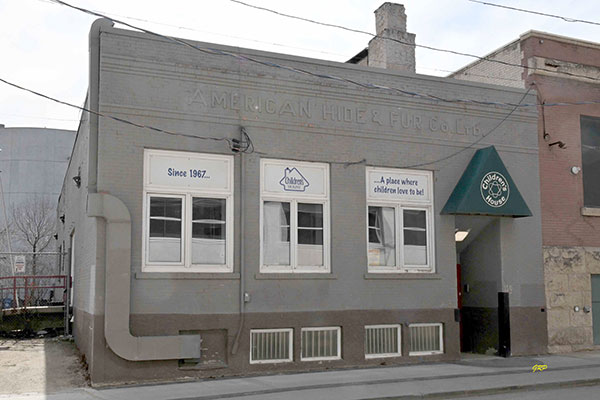 The former American Hide and Fur Building, Pacific Avenue and east elevation