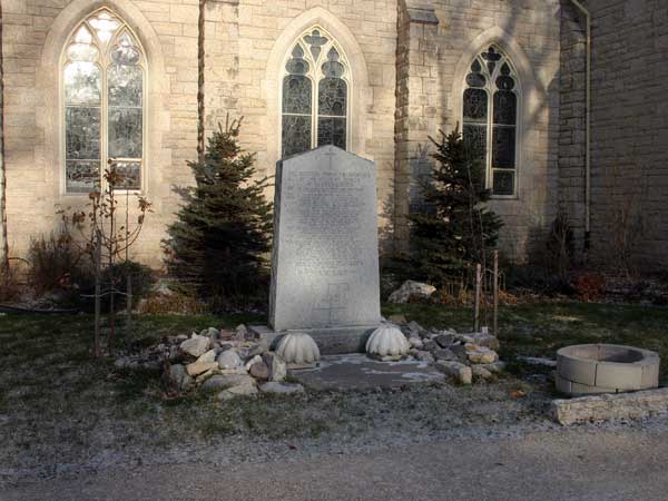 Birthplace of the Anglican Church in Western Canada Plaque