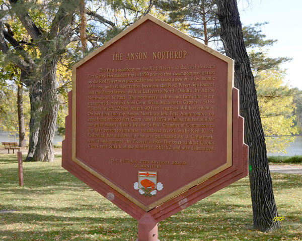 Anson Northup commemorative plaque
