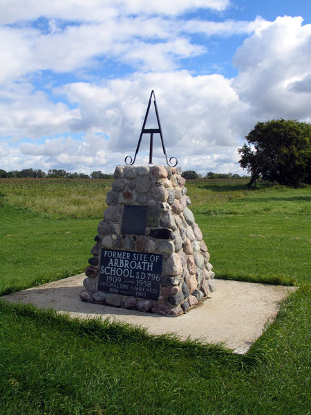 Arbroath School commemorative monument