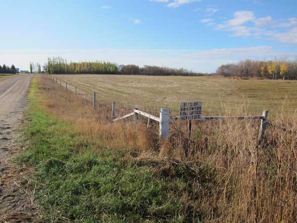 Arrowton Post Office Sign