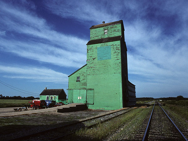 National Grain elevator at Ashville