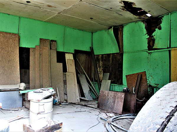 Interior of the former Aston Villa School building