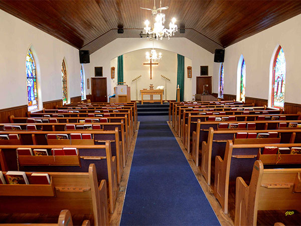 Interior of Avonlea United Church