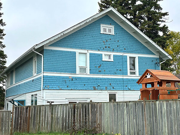 Rear view of Bancroft House