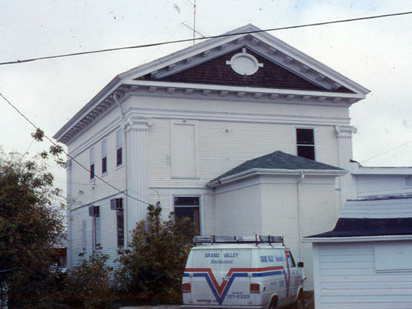 Rear view of the Canadian Bank of Commerce building