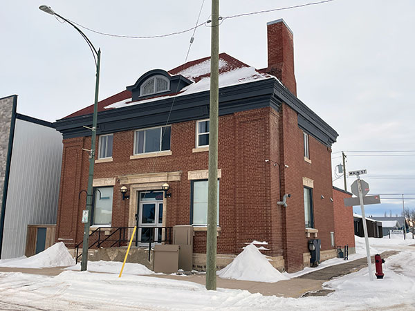 The former Canadian Bank of Commerce building at Grandview
