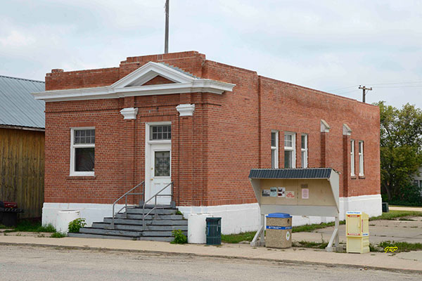 The former Bank of Montreal building at Ethelbert