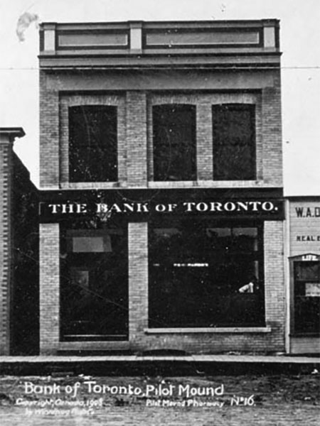 Bank of Toronto Building at Pilot Mound