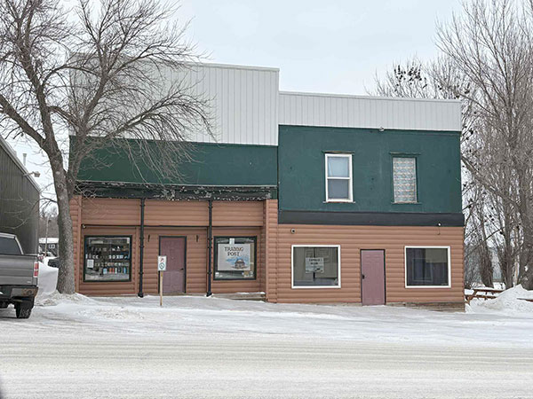 Barker Block on the left and Morrow Block on the right