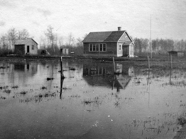 Bayton School and teacherage