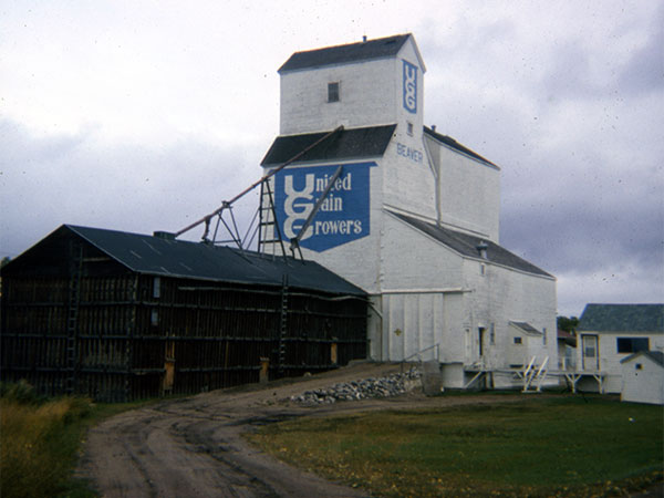United Grain Growers grain elevator at Beaver