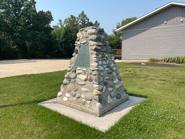 Belcourt School commemorative monument