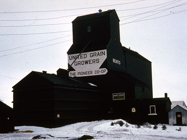 United Grain Growers grain elevator at Benito