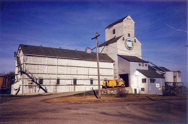 The former Manitoba Pool Elevator at Beresford