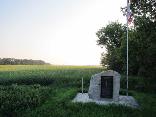Berton School commemorative monument