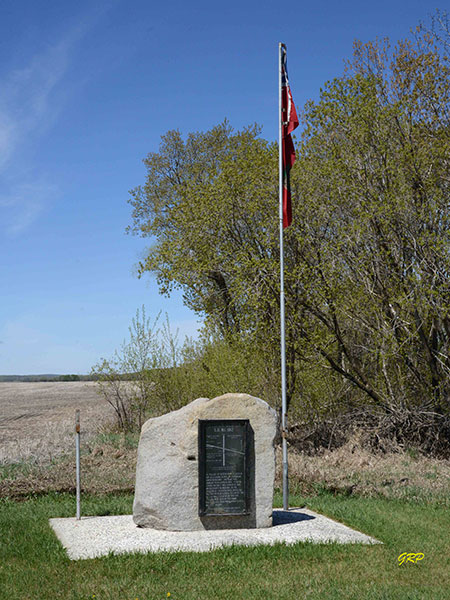 Berton School commemorative monument