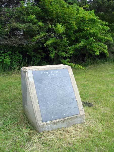 Bethel General Store and Post Office commemorative monument