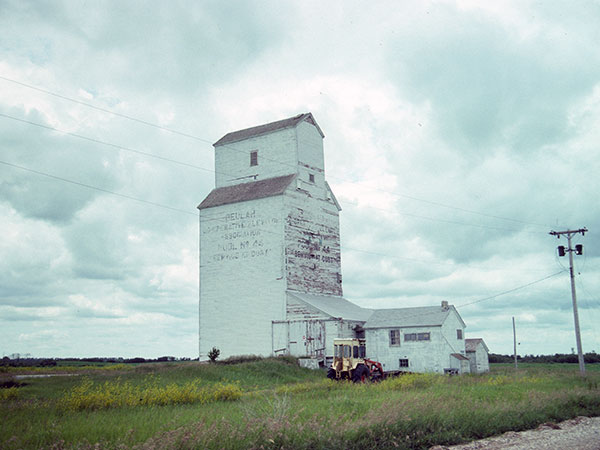 The former Manitoba Pool grain elevator at Beulah